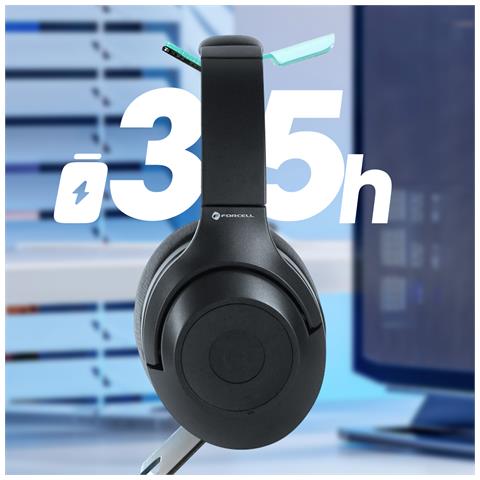 Cuffie Da Gaming Bluetooth Pieghevoli Con Riduzione Del Rumore, Nero - Foto 2