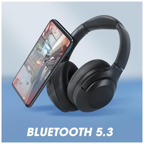 Cuffie Da Gaming Bluetooth Pieghevoli Con Riduzione Del Rumore, Nero - Foto 5