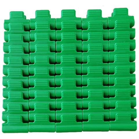 Morsetti Warmhouse Clip Per Cerchio Per Tunnel, Copertura Per Fila Di Pellicole 8 Mm 50 Pezzi - Foto 1