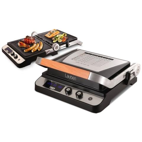 Griglia Elettrica LBNCG2000SB con Potenza 2000 W Colore Nero Acciaio Inox - Foto 1