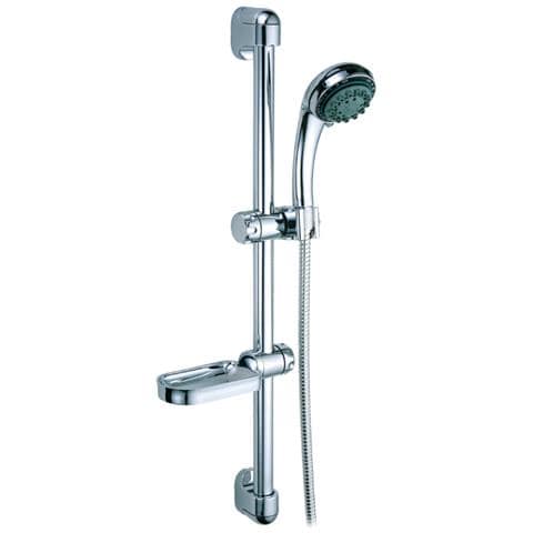 Saliscendi Con Doccetta Bagno Multifunzione In Acciaio Cromato - Foto 1