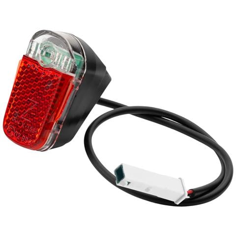 Fanale Posteriore Led Per Ninebot G30 Illuminazione Potente, Nero / Rosso - Foto 1