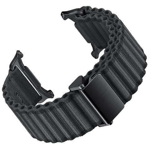 Cinturino In Nylon Verde Militare Per Samsung Galaxy Watch Black - Foto 1