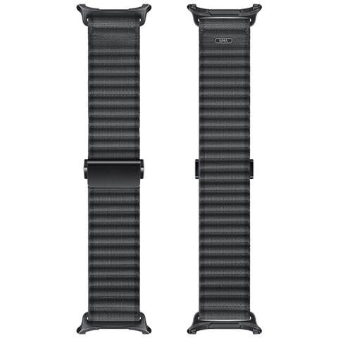 Cinturino In Nylon Verde Militare Per Samsung Galaxy Watch Black - Foto 2