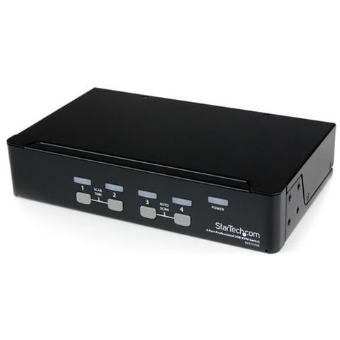 Switch Kvm Professionale Vga Usb A 4 Porte Con Hub - Foto 1