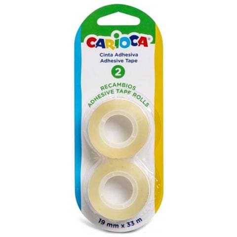 Blister Da 2 Nastri Adesivi Trasparenti - Non Ingiallisce Nel Tempo - Ideale Per Carta E Cartone - Foto 1