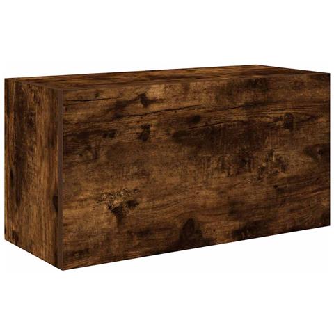 Armadietto Bagno Rovere Fumo 60x25x30 Cm In Legno Multistrato - Foto 2