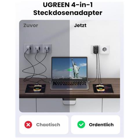 90613 Caricabatterie Per Dispositivi Mobili Universale Nero Ac Interno - Foto 2