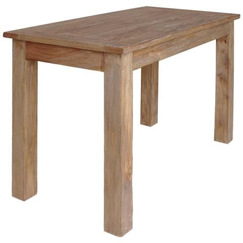 Tavolo Da Pranzo In Legno Massello Di Mogano 120x60x77 Cm - Foto 1