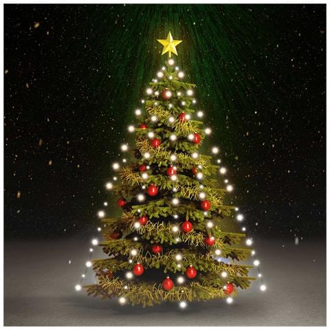 Rete di Luce per Albero di Natale 180 LED Bianco Freddo 180 cm - Foto 2