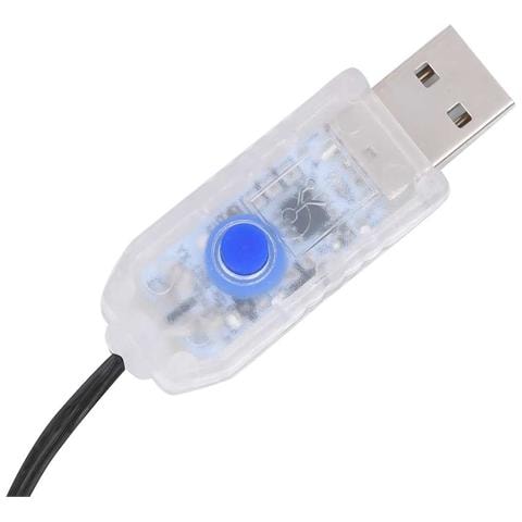 Rete di Luce per Albero di Natale 180 LED Bianco Freddo 180 cm - Foto 6