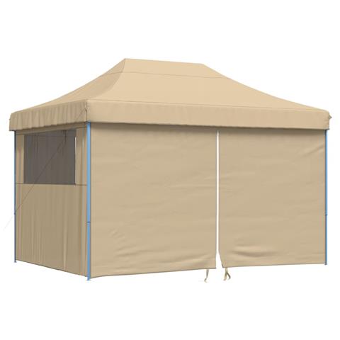Tendone per Feste Pieghevole Pop-Up con 4 Pareti Beige - Foto 1