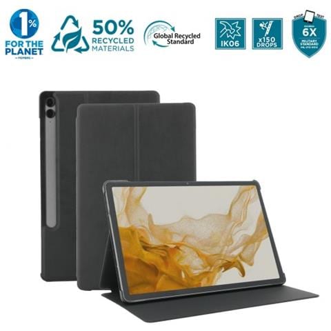 068016 custodia per tablet 31,5 cm (12.4") Custodia a libro Nero - Foto 2