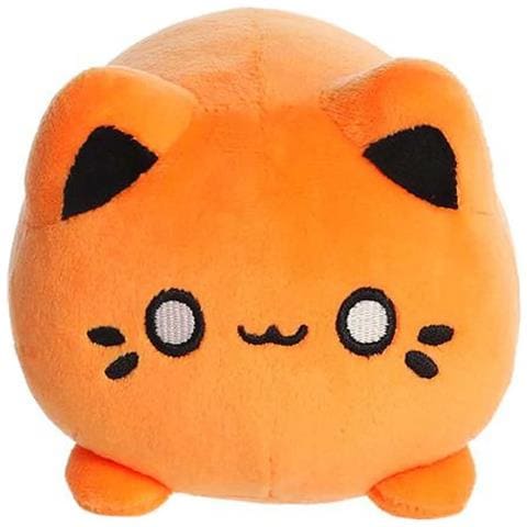 Peluche 9cm Gatto Kawaii Modello Meowchi Mini In Poliestere, Arancione - Foto 2