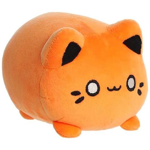 Peluche 9cm Gatto Kawaii Modello Meowchi Mini In Poliestere, Arancione - Foto 1