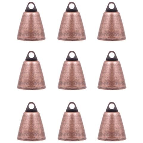 Campane A Vento Festive - 9 Campanelle Vintage Con Corda Da 5m Red - Foto 3