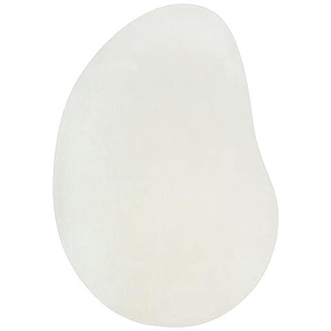 Tappeto Crema 120x170 cm Poliestere Antiscivolo - Foto 1