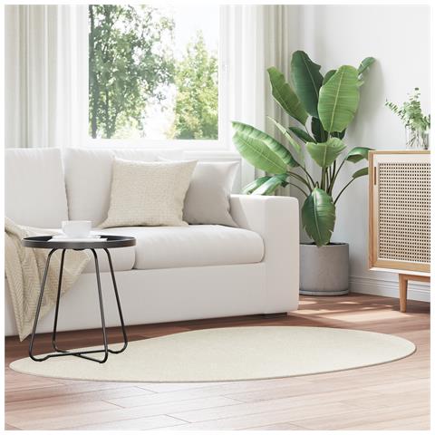 Tappeto Crema 120x170 cm Poliestere Antiscivolo - Foto 2