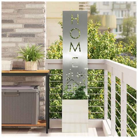 Schermo per privacy in giardino Traforo Argento 32 x 140 cm - Foto 2