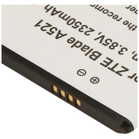 Batteria Per Smartphone Zte Blade A521 / A520 / A520c Li-ion 3.85v 2350mah 9wh - Foto 2