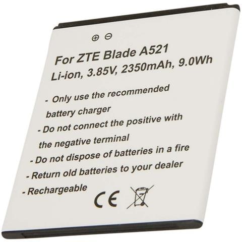 Batteria Per Smartphone Zte Blade A521 / A520 / A520c Li-ion 3.85v 2350mah 9wh - Foto 1
