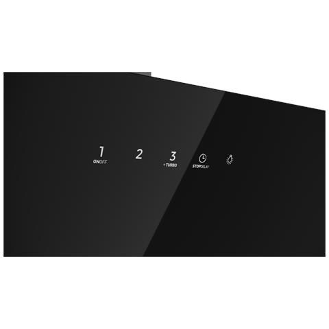 DVN 67050 TTC BK Cappa aspirante a parete Nero 485 m³ /h - Foto 4