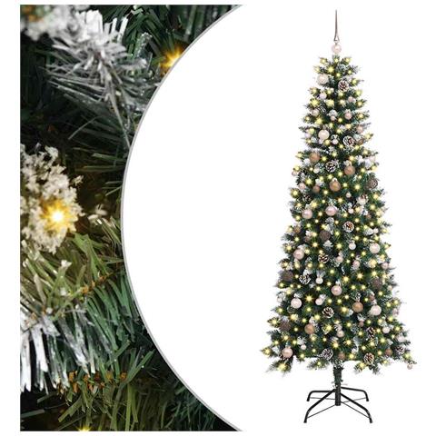 Albero di Natale artificiale con 300 LED Verde 210 cm - Foto 1