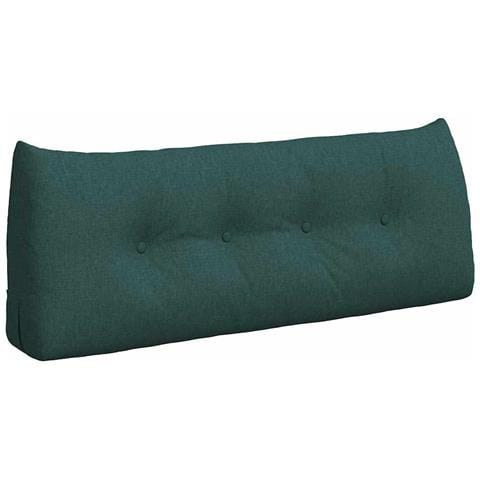 Cuscino per Schiena Verde Scuro 120 x 24 x 50 cm Tessuto - Foto 1