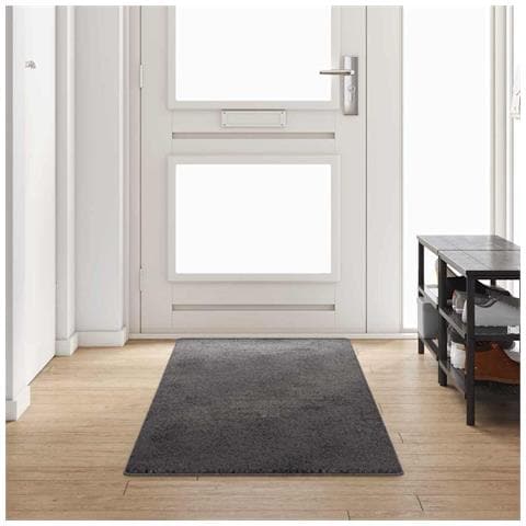 Runner in Moquette Grigio 80 x 300 cm 100% Polipropilene Tuft - Foto 2