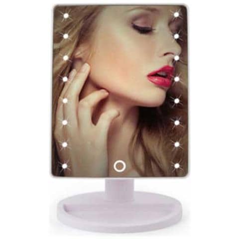 Specchio Per Trucco Led Con 16 Luci - Specchio Da Tavolo Portatile White - Foto 1