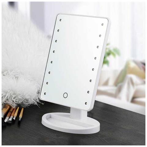 Specchio Per Trucco Led Con 16 Luci - Specchio Da Tavolo Portatile White - Foto 3