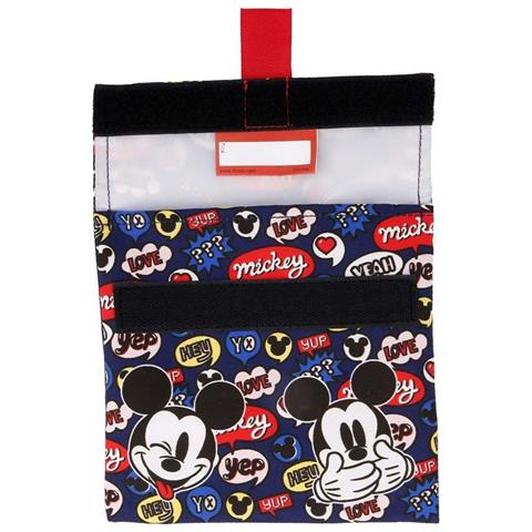 Borsa Termica Riutilizzabile Per Bambini Con Motivo Cartone Animato E Chiusura In Scratch 16x16cm, Blu - Foto 1