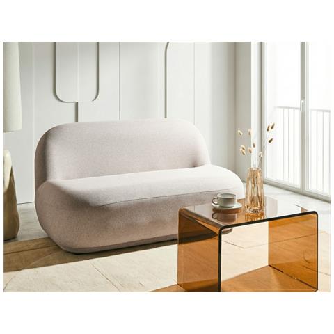 Divano 2 Posti Lovberg Tessuto Beige - Foto 1