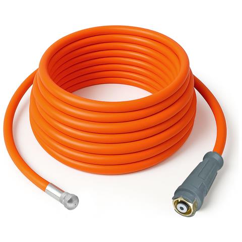 Tubo Alta Pressione 20m Easylock Pro - Compatibile Con Idropulitrici Kärcher Hd /hds | 250 Bar | Ugello 1/4"" Sostituibile | Pulizia Canalizzazioni - Foto 1