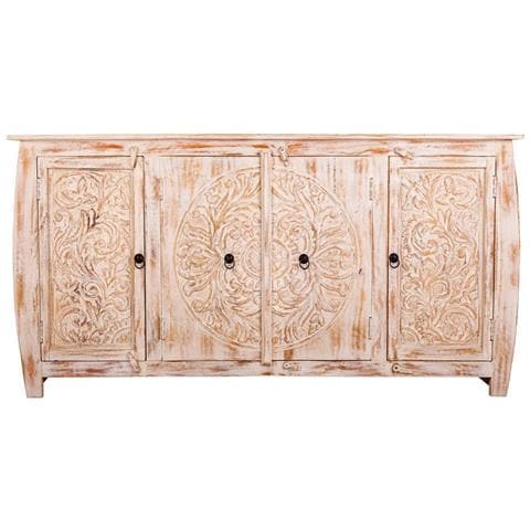 Credenza In Legno Finitura Artigianale 165x40x83h Cm - Foto 2