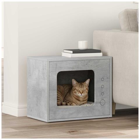 Casa per Gatti Calcestruzzo 51 x 30 x 42,5 cm Legno multistrato - Foto 2
