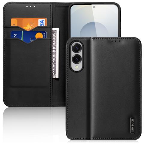 Cover Cartera per Galaxy S25 Edge - Pelle /PU, Nero - Foto 1