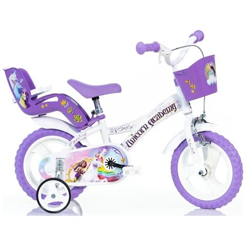 Bici Da Bambina Misura 12'' Art. 612gl-ua Bicicletta Da Bimba Linea Unicorn Academy - Foto 1