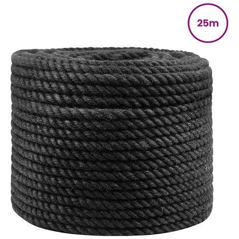 Corda di Juta 14 Nero 100% juta Tossa - Foto 2