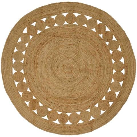 Tappeti per area Naturale Ø 210 cm Juta - Foto 1