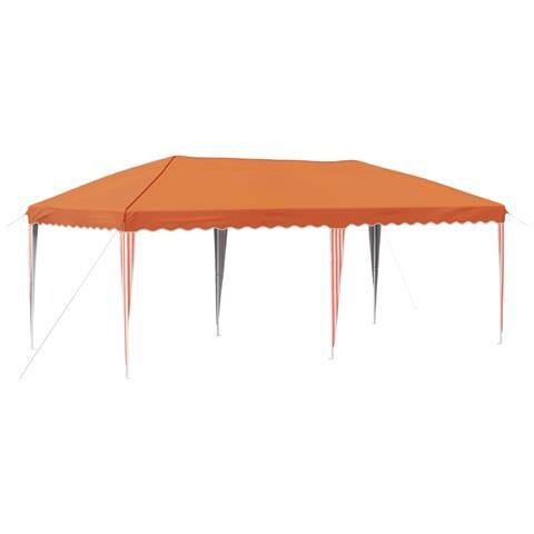 Tenda per feste a pop-up 575 x 290 x 245 cm Arancione - Foto 1