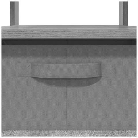 Tavolino da salotto con cassetto Grigio Sonoma 77 x 55 x 42 cm - Foto 9