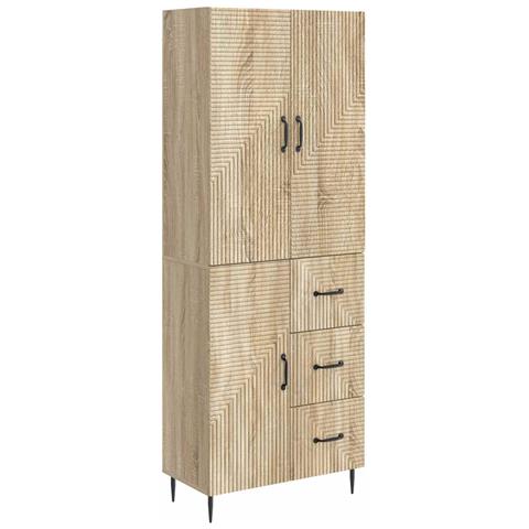 Set di armadi 2 pcs Rovere Sonoma 66 x 34,5 x 89,5 cm - Foto 1