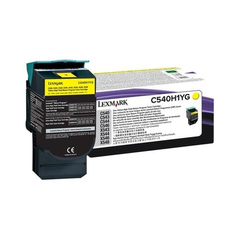 Cartuccia Toner Giallo Return Program Ad Alta Resa Per C54X, X54X (2K) C540H1Yg - Foto 6