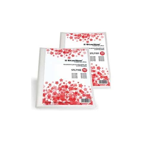 portalistini personal. 30 buste in ppl trasparente starline - Foto 1