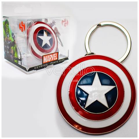 Portachiavi Marvel - Scudo Capt. America - Foto 1