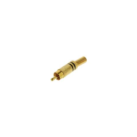 Connettore Maschio Rca Per Cavo Audio, Oro - Foto 1
