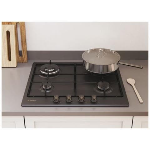 Piano Cottura CHW6BR4WGTGH a Gas 4 Fuochi Gas Colore Antracite - Foto 4