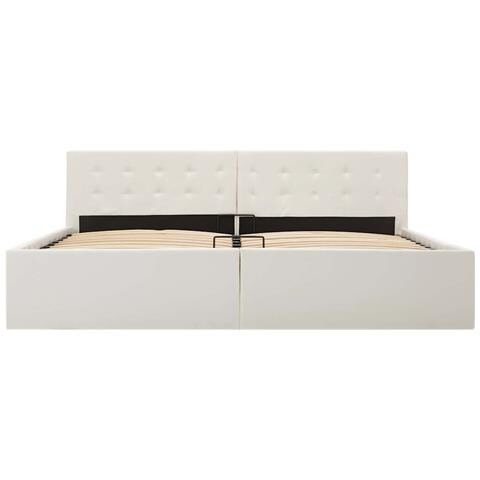 Giroletto Con Contenitore Idraulico Bianco Similpelle 180x200cm - Foto 10