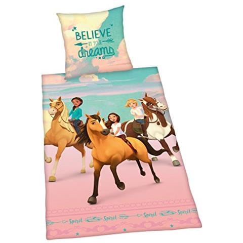 Spirit Set Di Biancheria Da Letto, Cotton, Multicolore, 135 X 200 Cm, 80 X 80 Cm - Foto 1